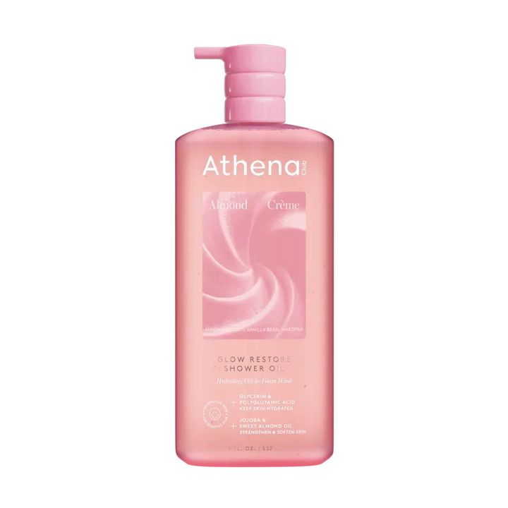 Glow Restore Shower Oil B0 Almond Crème